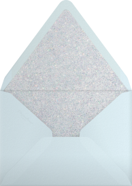 Snowflake Ribbon - Paperless Post Envelope