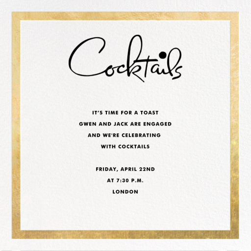 Classic Vintage - Cocktail Party Invitation by kate spade new york