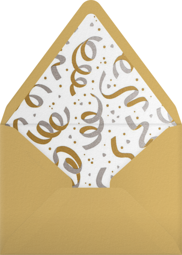 Confetti and Streamers - Paperless Post Envelope
