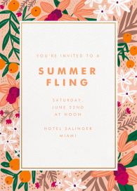 Blossom Party - Summer Party Invitation by Hello!Lucky