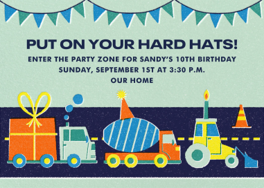 Truck Parade - Birthday Invitation by Paperless Post