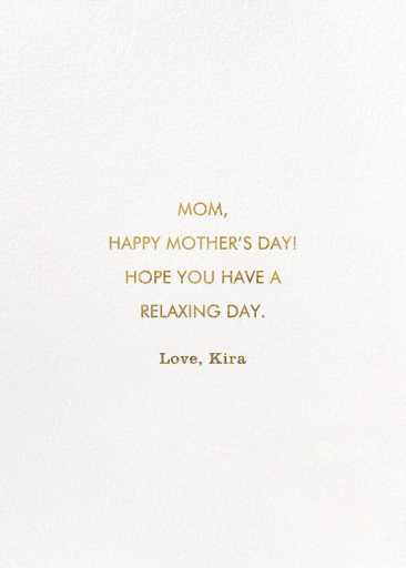 Family Cheerleader - Mother's Day Card by 2021 Co. - Back