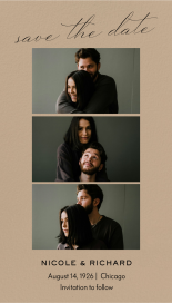 Photo Strip Save The Date