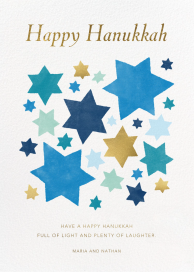 So Many Stars - Hanukkah Card by Paperless Post