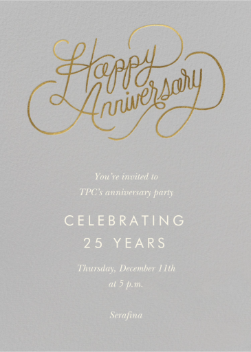 Golden Anniversary - Business Event Invitation by Rifle Paper Co.