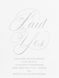 Croquembouche - Engagement Party Invitation by Paperless Post