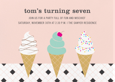 Ice Cream Parlor - Birthday Invitation by Paperless Post