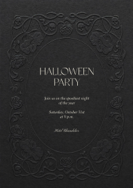 Art Nouveau Frame & Oval Invitation