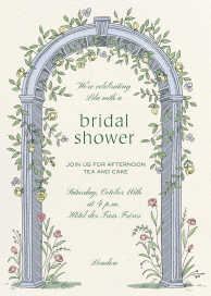 Garden Arch - Bridal Shower Invitation by Martha Stewart