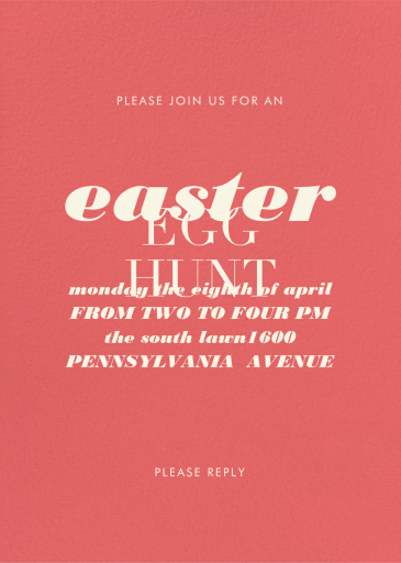 Coral - Easter Invitation by Paperless Post