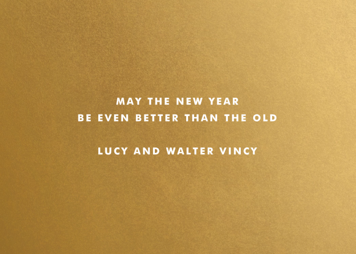 Psychedelic - New Year's Card by Paperless Post - Back