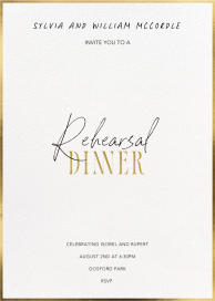 Love Engaged - Rehearsal Dinner Invitation by Paperless Post