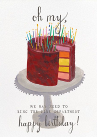 Ring the Fire Department - Birthday Card by Mr. Boddington's Studio