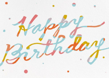 Scratchboard Birthday - Birthday Card by Ashley G