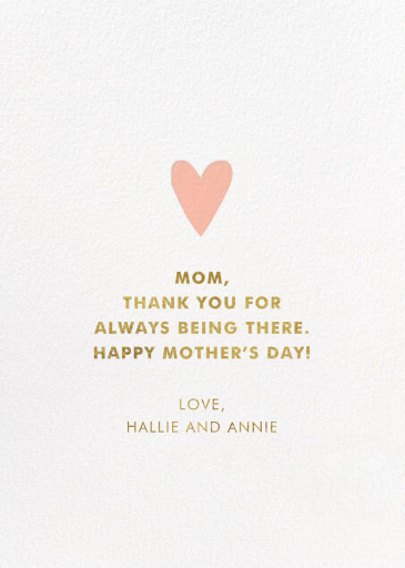 Gold Fields - Mother's Day Card by Hello!Lucky - Back