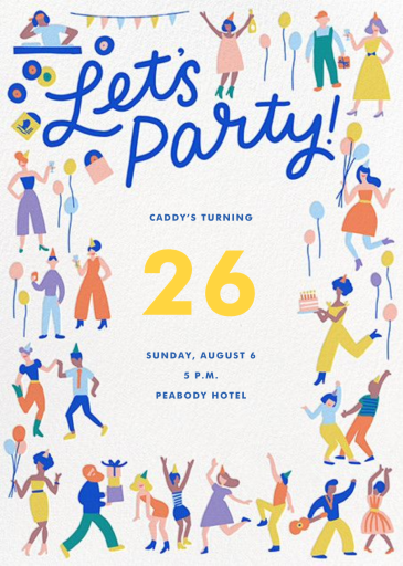 Making Scenes - Birthday Invitation by Hello!Lucky