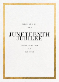Simple Gold Border - Invitation by Paperless Post