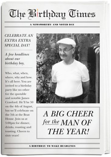 The Birthday Times by Cheree Berry Paper & Design