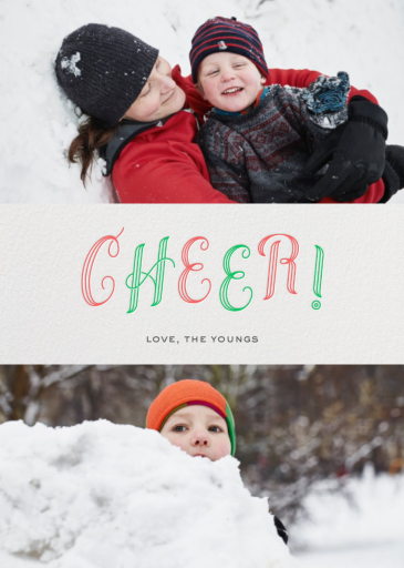 Cheer photo - Christmas Card by Paperless Post