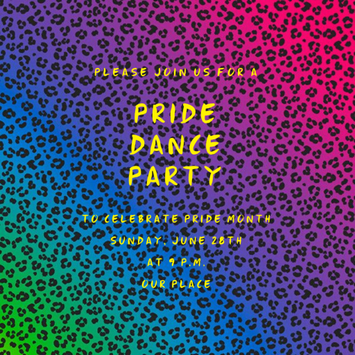 Neon Cheetah - Pride Invitation by Paperless Post