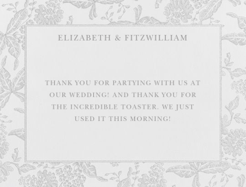 Hydrangea Lace II Thank You by Oscar de la Renta