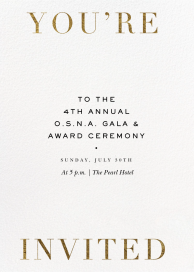 Endlong - Gala Invitation by Paperless Post