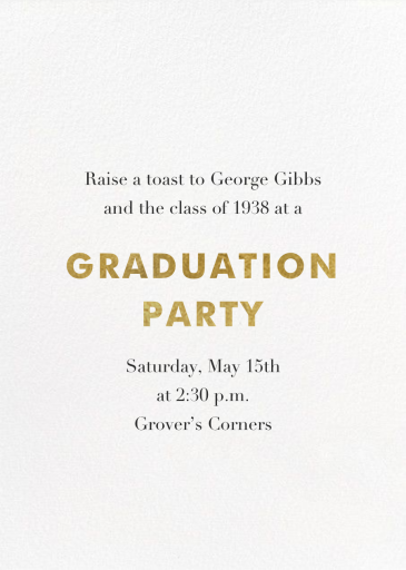 Eureka - Graduation Party Invitation by Paperless Post - Back