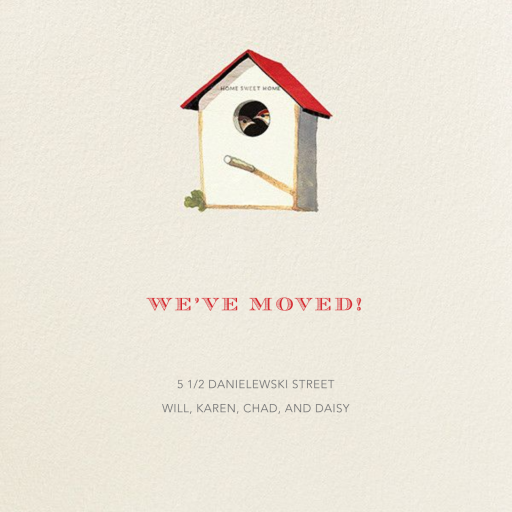 Home Sweet Home FD - Moving Announcement by Felix Doolittle