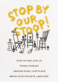 Stoop Party Doodle Invitation