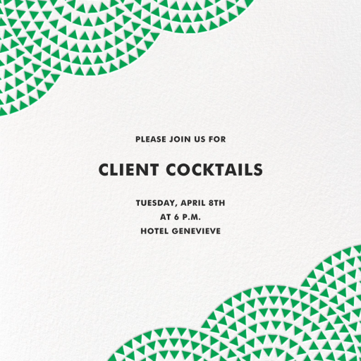 Savoy (Square) - Cocktail Party Invitation by paperless_post