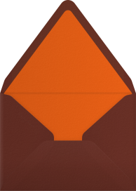 Disco Turkey Friendsgiving Invitation Envelope