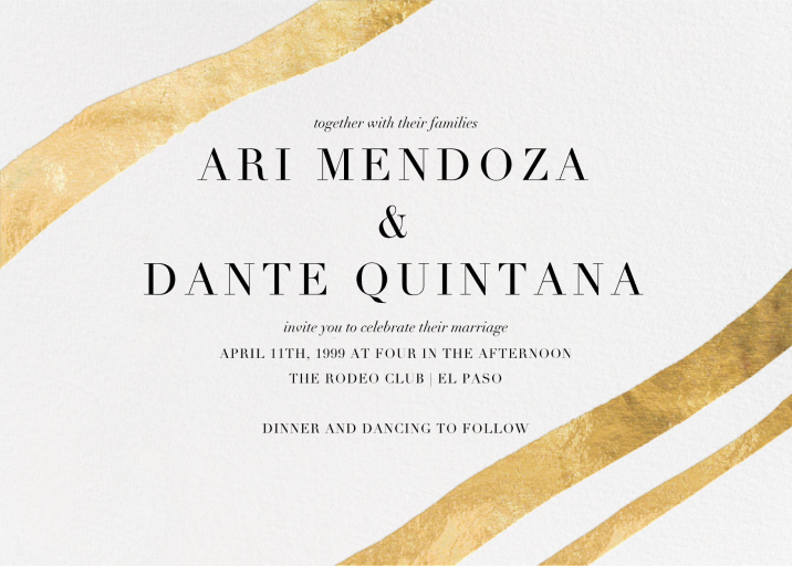 Cherish - Wedding - Wedding Invitation by Kelly Wearstler