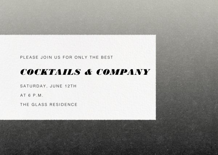 Gradient Edges by Paperless Post