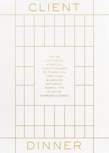 Grand Time - Appreciation Event Invitation by Paperless Post