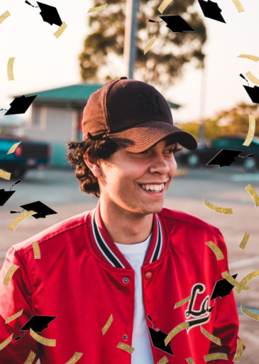 Confetti Caps (Photo) - Graduation Announcement by Paperless Post