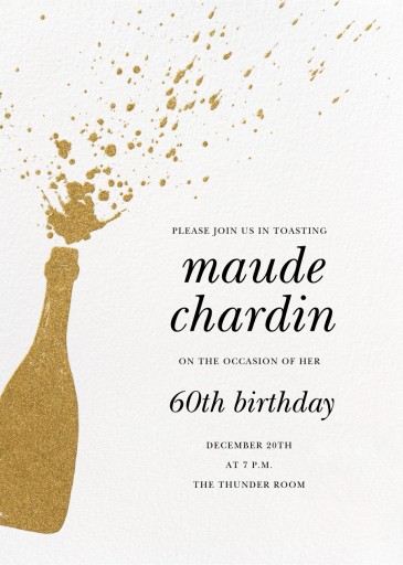 Champers - Awards Ceremony Invitation by Paperless Post
