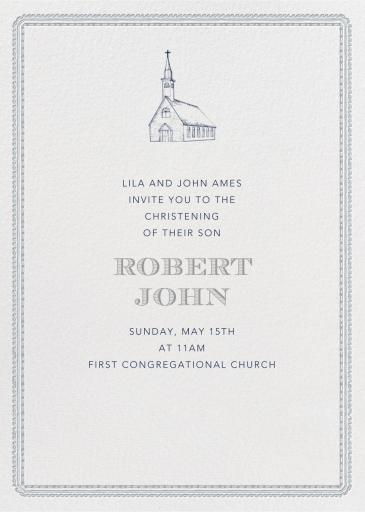 Dashwood Tall - First Communion Invitation by Paperless Post