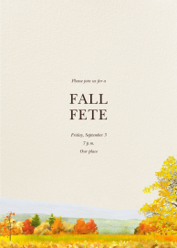 Buckhannon - Fall Party Invitation by Felix Doolittle