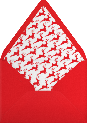 Santa's Prancers - Linda and Harriett Envelope