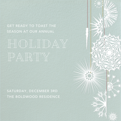 Flakes by Paperless Post