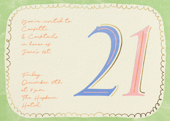 Loopy - Birthday Invitation by Paperless Post