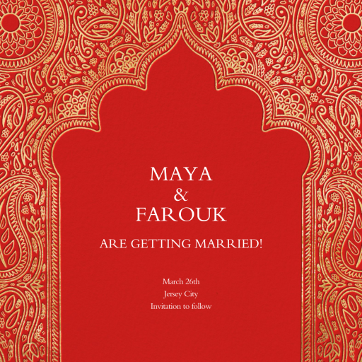 Dvaar (Save the Date) - Save the Date by Paperless Post