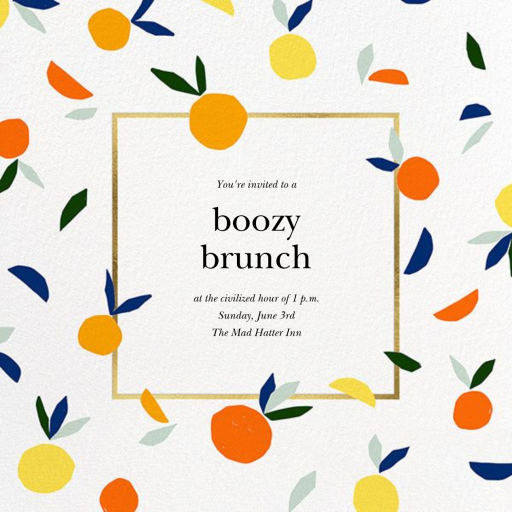 Citrus Twist - Invitation by kate spade new york