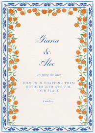 Mediterranean Views - Bridal Shower Invitation by Ten Story Stationery