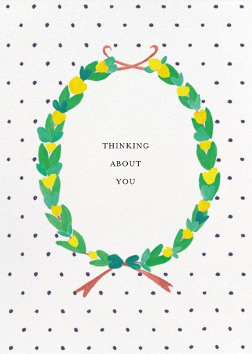 Sympathy Wreath - Greeting Card by Mr. Boddington's Studio