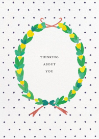 Sympathy Wreath - Greeting Card by Mr. Boddington's Studio