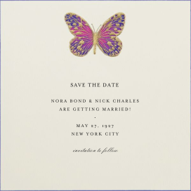 Hand Painted Butterfly by Bernard Maisner