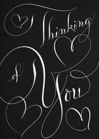 Thinking Of You - Greeting Card by Bernard Maisner