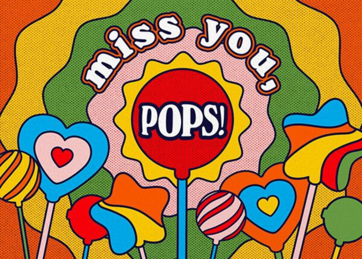 Rainbow Pops - Father's Day Card by Paperless Post