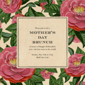 Camellia (Invitation) by John Derian